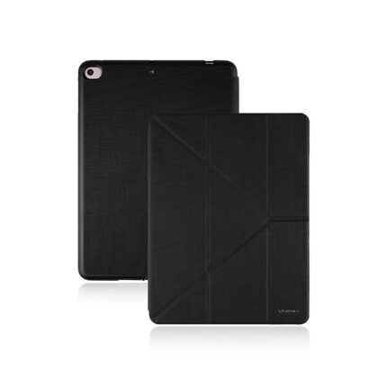 GNOVEL 素色含筆槽 2019 iPad mini 5 (7.9 吋) 多角度平板保護殼, 黑