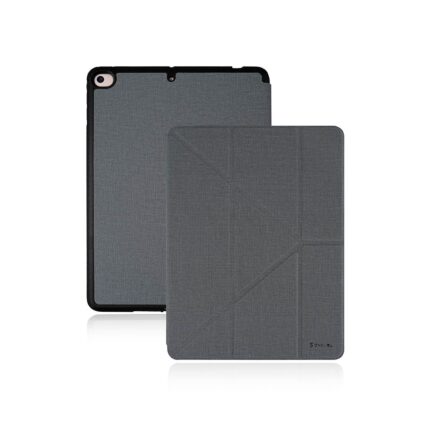 GNOVEL 素色含筆槽 2019 iPad mini 5 (7.9 吋) 多角度平板保護殼, 灰