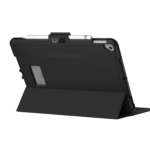 MLTIX S360 含筆槽防摔 Galaxy Tab A9 (8.7 吋，2024) 透明背板旋轉保護殼, 黑：圖片 4