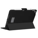 MLTIX S360 含筆槽防摔 Galaxy Tab A9 (8.7 吋，2024) 透明背板旋轉保護殼, 黑：圖片 5