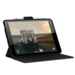 MLTIX S360 含筆槽防摔 Galaxy Tab A9 (8.7 吋，2024) 透明背板旋轉保護殼, 黑：圖片 6