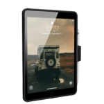 MLTIX S360 含筆槽防摔 Galaxy Tab A9 (8.7 吋，2024) 透明背板旋轉保護殼, 黑：圖片 2