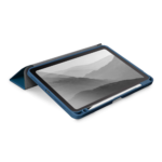 UNIQ Moven 含筆槽軟邊 iPad 11 吋 (第 11 代，2025，A16) 支架保護套, 藍：圖片 3
