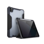 MLTIX S360 含筆槽防摔 Galaxy Tab S8 (11 吋，2022) 透明背板旋轉保護殼, 黑：圖片 4
