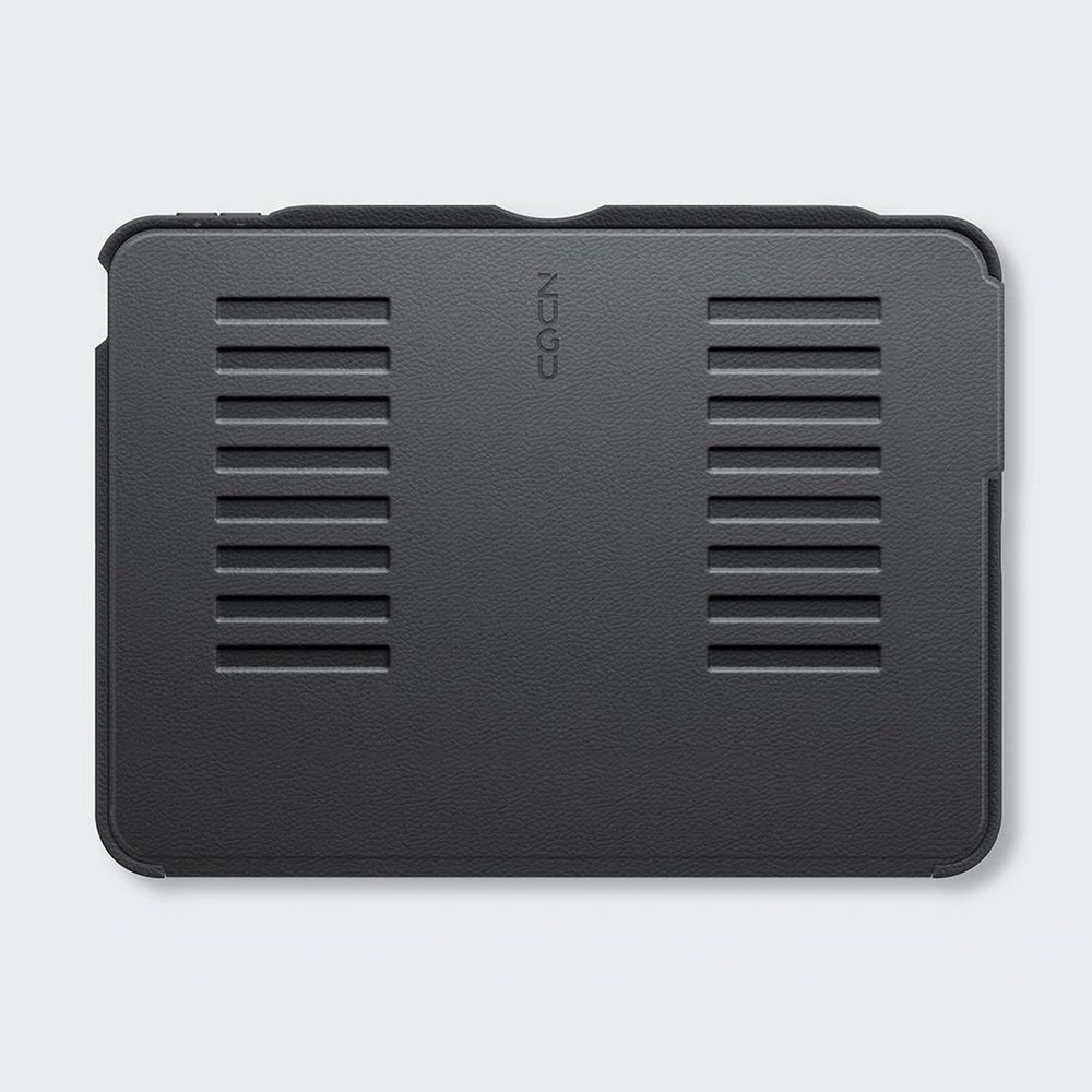 ZUGU case 可磁吸軍規 iPad Air 11 吋 (第 7 代，2025，M3) 皮革平板保護殼, 經典黑：圖片 4