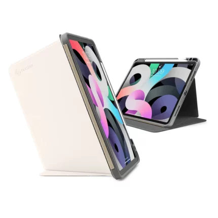 tomtoc 直立式 iPad Air 11 吋 (第 7 代，2025，M3) 多角度軍規保護套, 白