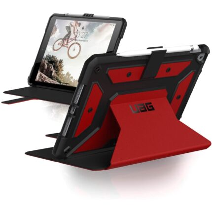 UAG 耐衝擊經典款 2019 iPad 7 (10.2 吋) 軍規平板保護殼, 紅