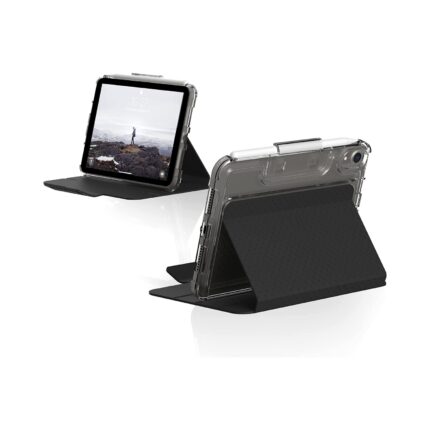 UAG [U] 耐衝擊亮透 2021 iPad mini 6 (8.3 吋) 軍規平板保護殼, 黑