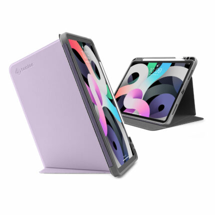 tomtoc 直立式 2020 iPad Air 4 (10.9 吋) 多角度軍規保護套, 紫色