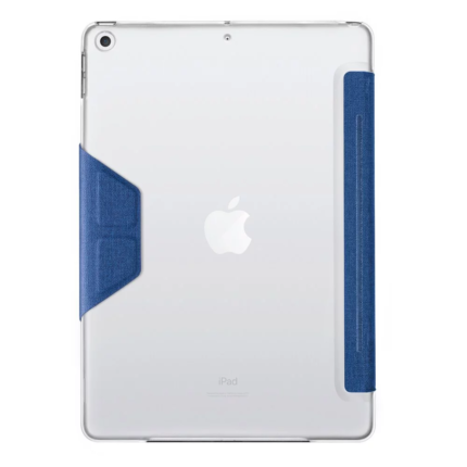 JTLEGEND AMOS 布紋 2021 iPad 9 (10.2 吋) 支架平板保護套, 海軍藍