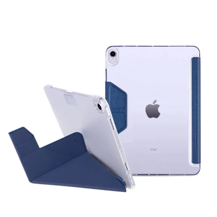 JTLEGEND AMOS 布紋 2024 iPad mini 7 (8.3 吋) 支架平板保護套, 海軍藍