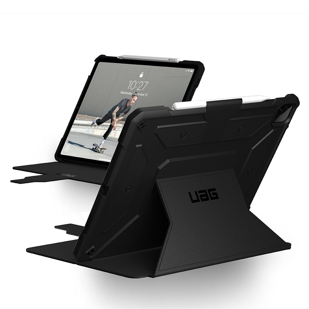 PC/タブレット PC周辺機器 UAG 耐衝擊經典款2022 iPad Pro 12.9吋6代軍規平板保護殼, 黑- Mltix 