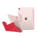JTLEGEND AMOS 布紋 iPad mini 8.3 吋 (第 6 代，2021) 支架平板保護套, 櫻花粉