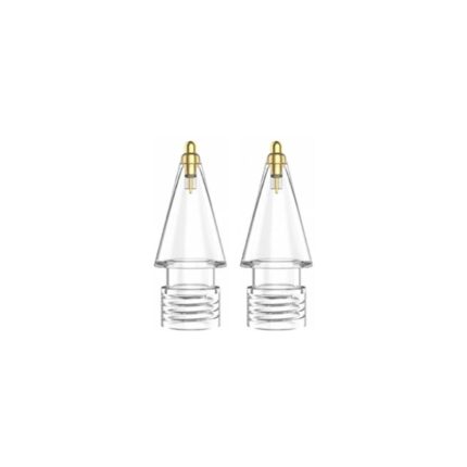 AHAStyle 3.5mm 不鏽鋼 Apple Pencil Pro 金屬筆尖頭 - 2入, 透明