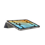 SwitchEasy Origami NUDE iPad mini 8.3 吋 (第 7 代，2024，A17 Pro) 全方位透明背蓋保護套, 阿拉斯加藍：圖片 3