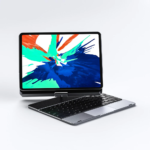 doqo 2 360 度可旋轉 iPad Pro 12.9 吋 (第 6 代，2022，M2) 巧控鍵盤保護殼 - 繁體, 太空灰