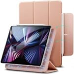 ESR 億色 優觸聰穎雙面夾 iPad Air 11 吋 (第 6 代，2024，M2) 含磁扣平板保護套, 玫瑰金