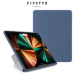Pipetto Origami TPU iPad Pro 12.9 吋 (第 6 代，2022，M2) 多角度支架保護殼, 海軍藍