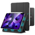 ESR 億色 優觸聰穎雙面夾 iPad Air 13 吋 (第 1 代，2024，M2) 含磁扣平板保護套, 魔力黑