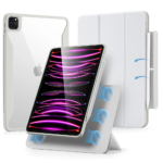 ESR 億色 優觸巧拼 iPad Pro 12.9 吋 (第 6 代，2022，M2) 可拆式含磁扣平板保護套, 雅典白