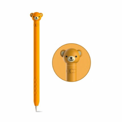 AHAStyle 卡通款 Apple Pencil 1代 矽膠筆套, 熊熊
