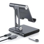 ESR 億色 8合1 USB-C 支援 USB-C HUB 桌面站立支架, 銀色：圖片 2