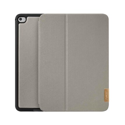 LAUT PRESTIGE Folio 軍規蜂巢 2019 iPad mini 5 (7.9 吋) 耐衝擊含筆槽保護套, 灰