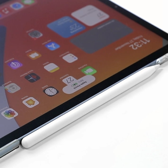 LAUT HUEX Folio 透亮 2021 iPad Pro 12.9吋 5代 含筆槽平板保護套, 海軍藍