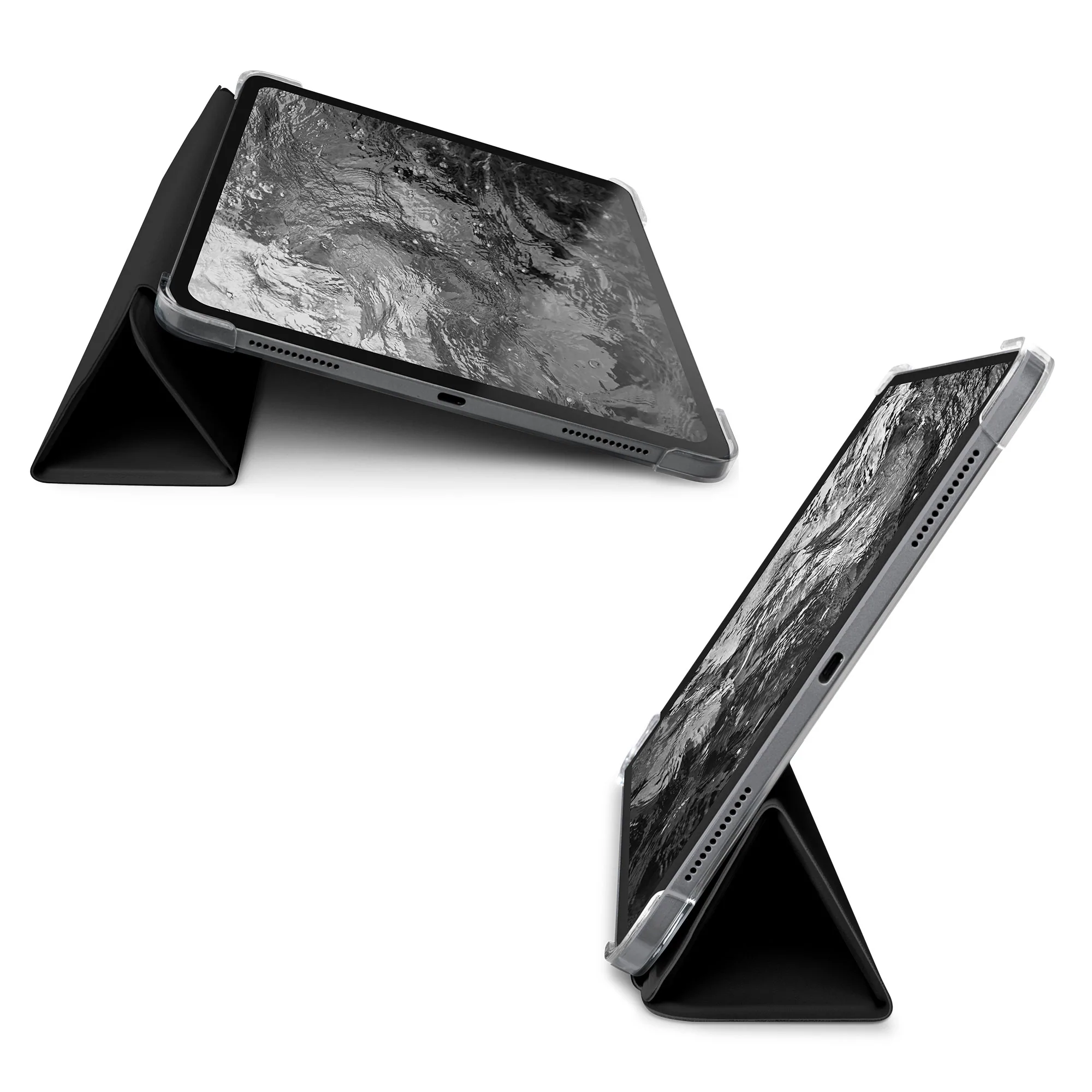 LAUT HUEX Folio 透亮 2022 iPad Pro 12.9吋 6代 含筆槽平板保護套, 海軍藍