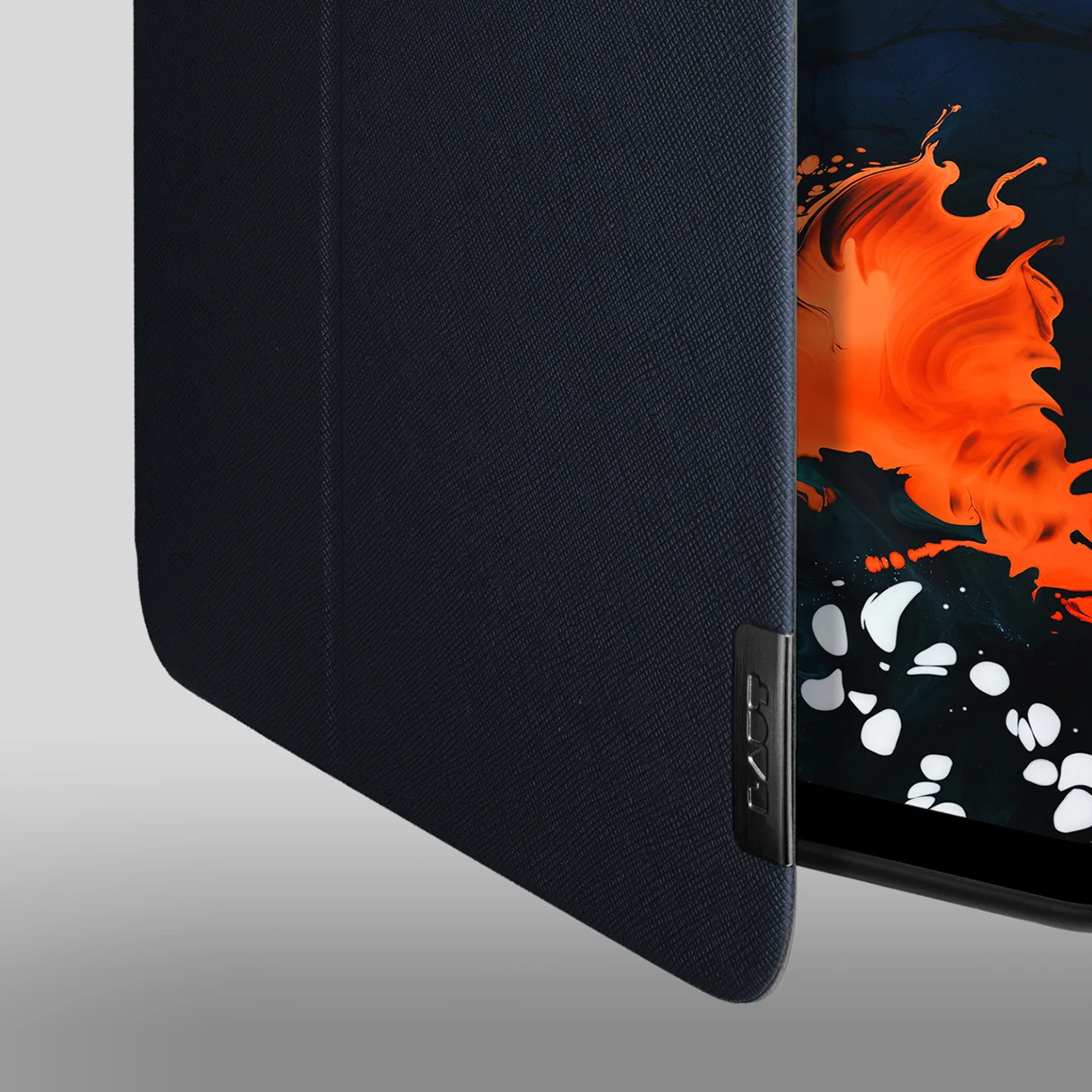 LAUT PRESTIGE Folio 軍規蜂巢 2019 iPad Air 3 (10.5 吋) 耐衝擊含筆槽保護套, 黑