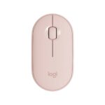 Logitech 羅技 PEBBLE M350S 藍牙無線滑鼠 藍牙滑鼠, 粉色