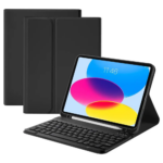 MLTIX 聰穎鍵盤 iPad 10.9 吋 (第 10 代，2022) 含筆槽保護殼 - 繁體, 黑