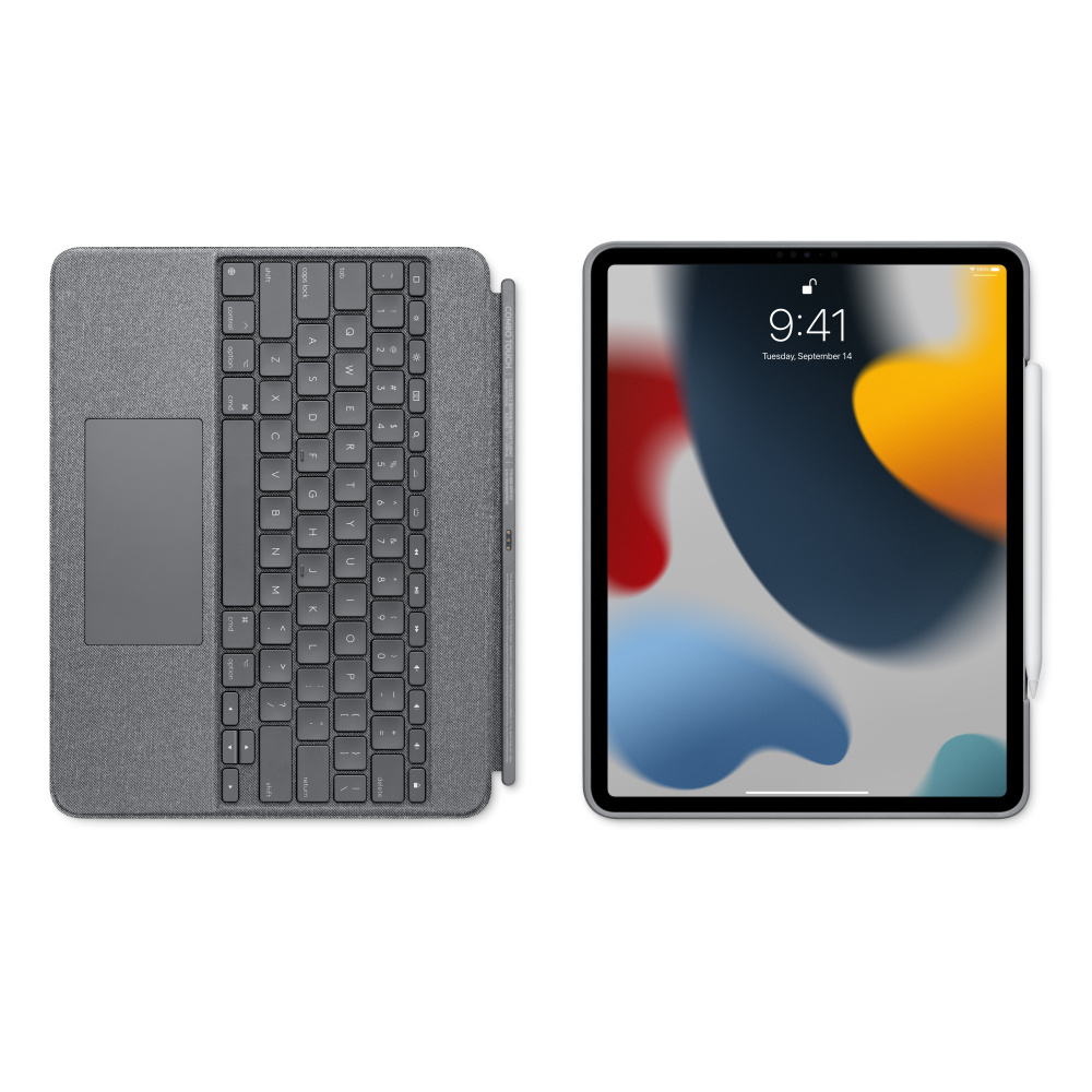 Logitech 羅技 COMBO TOUCH 2020 iPad Air 4 (10.9 吋) 鍵盤保護殼, 灰