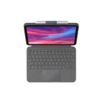 Logitech 羅技 COMBO TOUCH iPad 11 吋 (第 12 代，2026，A18) 可拆式鍵盤保護殼 - 繁體, 灰：圖片 5
