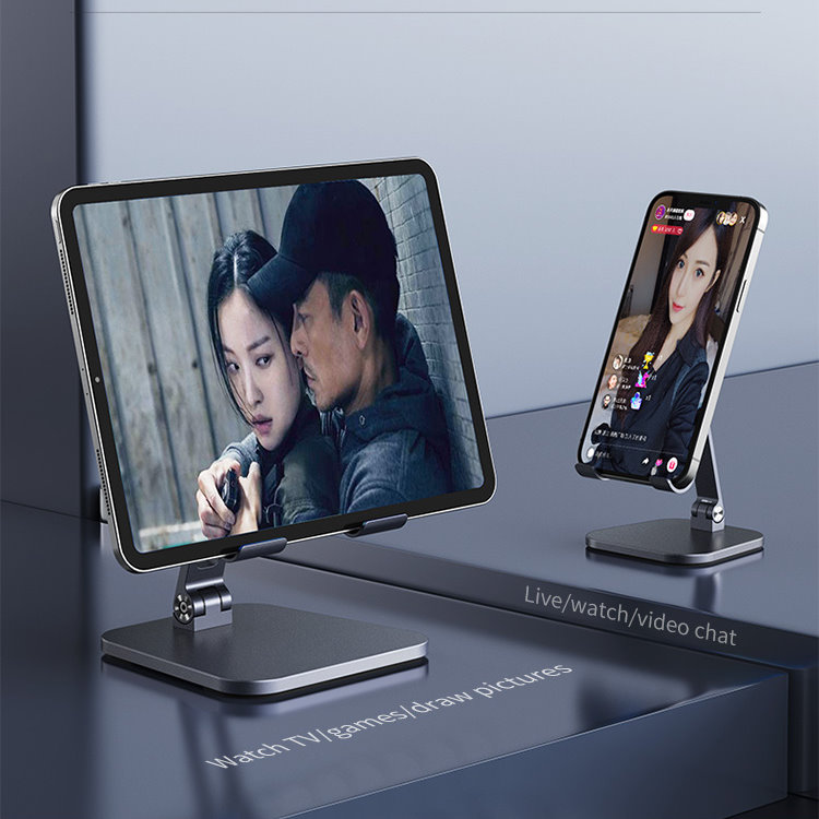 JOPREE X22 托式可收納 12.9吋支架 以下通用 iPad 桌面支架, 太空灰
