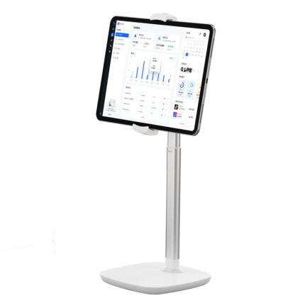 JOPREE X8 夾式高度可伸縮 12.9吋 以下通用 iPad 桌面支架, 白