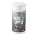 ELECOM 60入 高機能抗菌 擦拭巾 通用