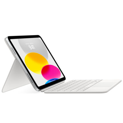 Apple 巧控鍵盤雙面夾 2022 iPad 10 (10.9 吋) 蘋果原廠鍵盤保護套, 白