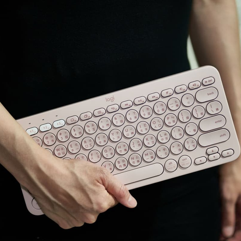 Logitech 羅技 K380 跨平台平板 藍牙無線鍵盤 - 繁體, 白