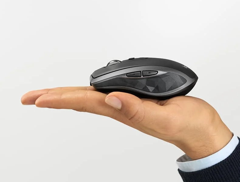 Logitech 羅技 MX Anywhere 2S 跨平台平板 藍牙無線滑鼠, 黑