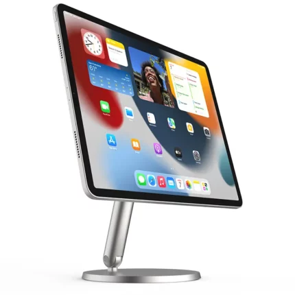 JOPREE X44 磁吸式 360度 iPad Air 13 吋 (第 1 代，2024，M2) 可折疊金屬桌面支架, 太空灰