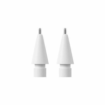 MLTIX 1.8 mm 筆記款超耐磨 Apple Pencil 1代 替換金屬筆尖筆頭 - 2入, 白