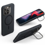 ESR 億色 悅色親膚 iPhone 15 Pro (6.1 吋，2023) MagSafe 鏡頭支架款手機保護殼 - HaloLock, 黑：圖片 2