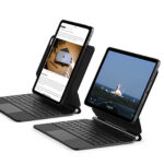 ESR 億色 可直立防摔 iPad Pro 12.9 吋 (第 6 代，2022，M2) 巧控鍵盤保護套 - 英文, 黑：圖片 2