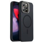 ESR 億色 悅色親膚 iPhone 15 Pro (6.1 吋，2023) MagSafe 鏡頭支架款手機保護殼 - HaloLock, 黑：圖片 4