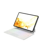 doqo 磁吸式 Galaxy Tab S10 Lite (10.9 吋，2025) 巧控鍵盤保護套 - 繁體, 白：圖片 3