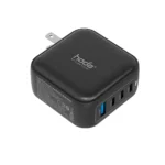 hoda 四孔 GaN 氮化鎵 100W PD/QC 快速充電器 + 100W Type-C to USB-C 充電線, 黑：圖片 3