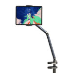JOPREE CT09 夾式雙軸可調整 12.9吋 以下通用 iPad 懸臂支架, 黑：圖片 3