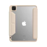 JTLEGEND Vein 磁扣透明 iPad Air 11 吋 (第 6 代，2024，M2) 含筆槽支架保護殼, 麥色：圖片 2