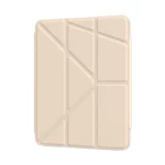JTLEGEND Vein 磁扣透明 iPad Air 11 吋 (第 6 代，2024，M2) 含筆槽支架保護殼, 麥色：圖片 4